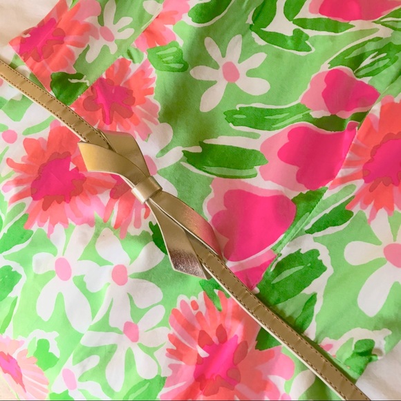 Lily Pulitzer🌷 “Freja” Dress Green and Pink - Picture 4 of 8